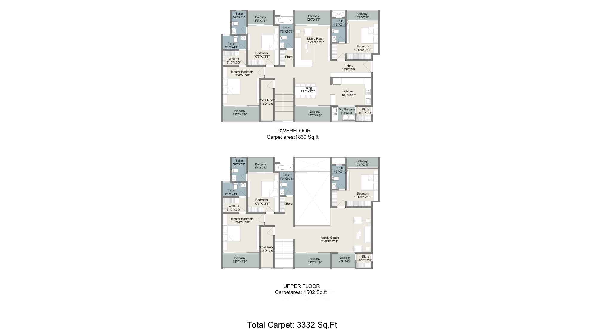 Sonigara-Quorra-Duplex-Floorplan-3332-Sqft